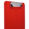 Better Office Products Plastic Clipboards, Durable, 12.5 x 9 Inch, Low Profile Clip, Red, Set of 12, 12PK 45013 - alternate 4